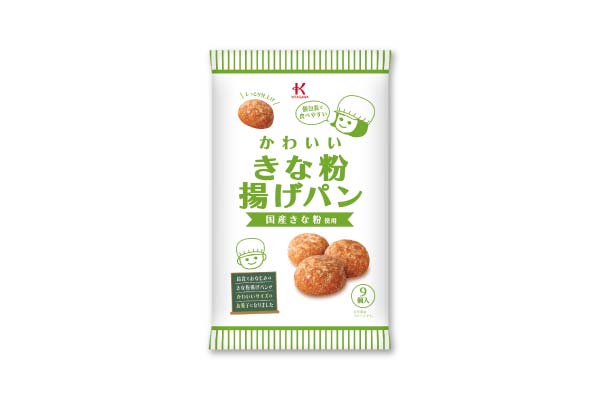 給食の揚げパンがひと口サイズのお菓子に！『かわいいきな粉揚げパン』発売